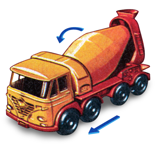 Foden Concrete Truck With Movement Icon 512x512 png